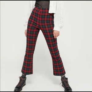 Urban Outfitters Plaid Kick Flare Pants, size 4